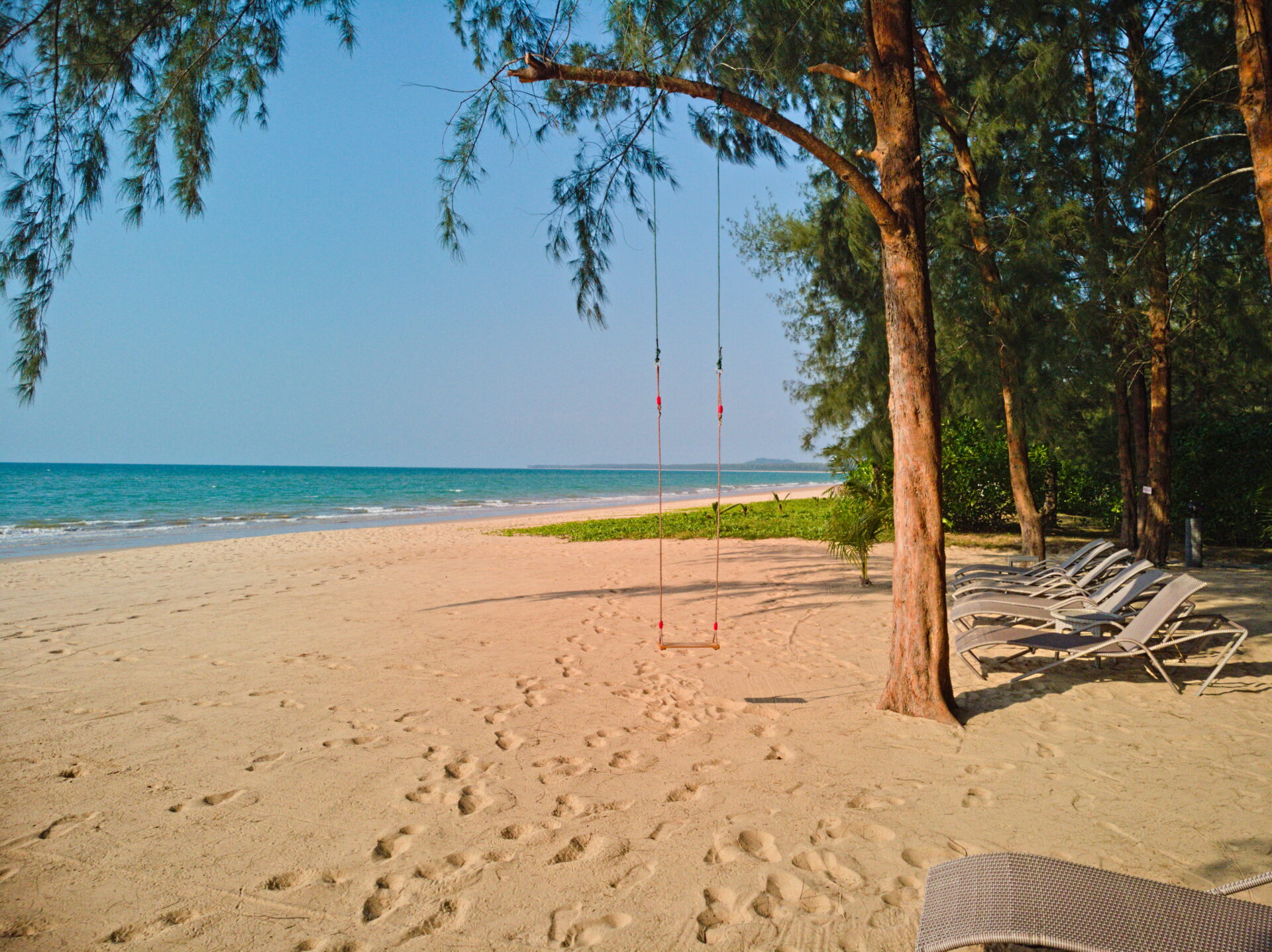 Amazing private beach with fine sand of the Koh Kho Khao Island, Thailand
