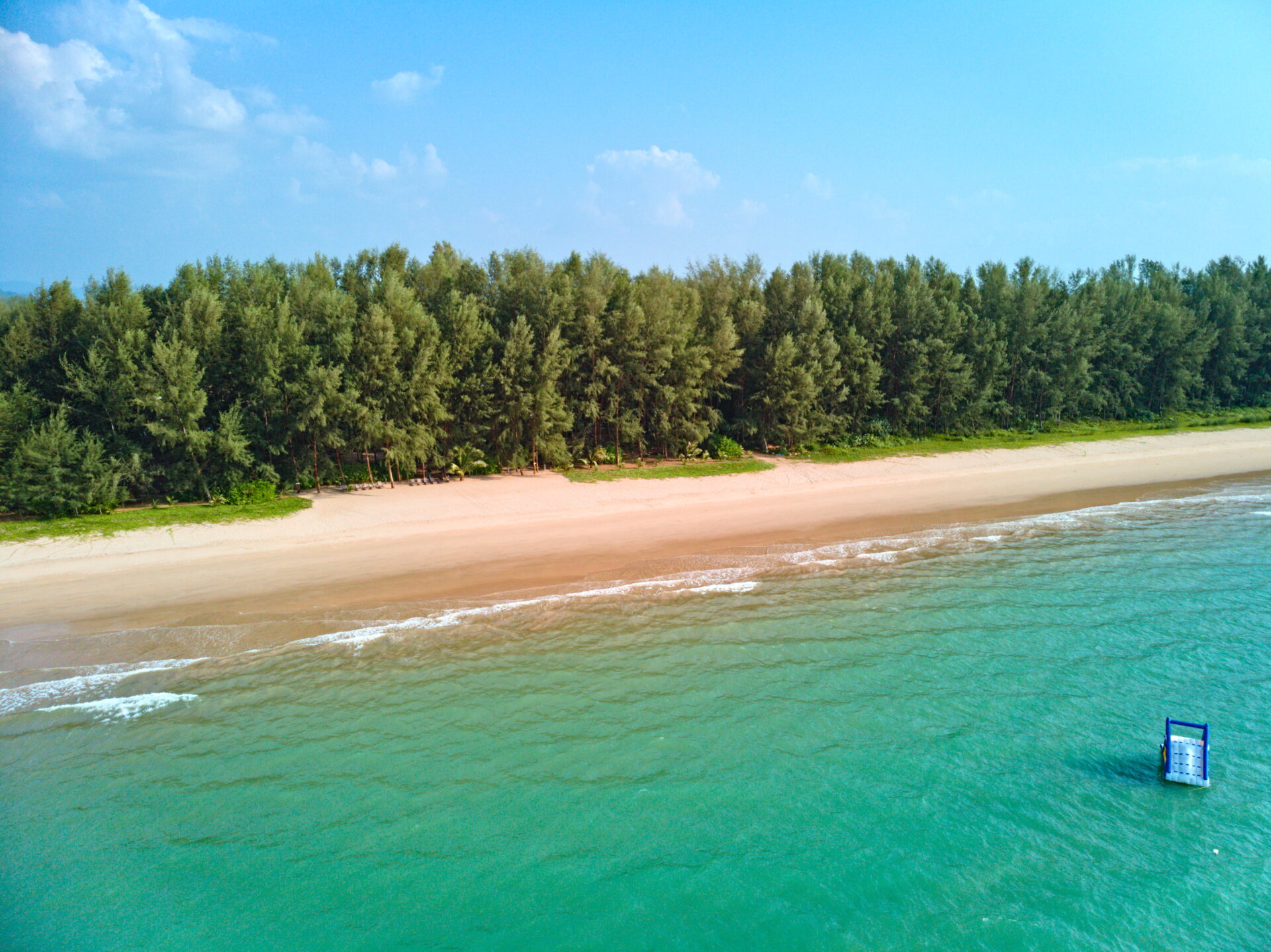17 kilometers of clean and wide beach line, Koh Kho Khao Island